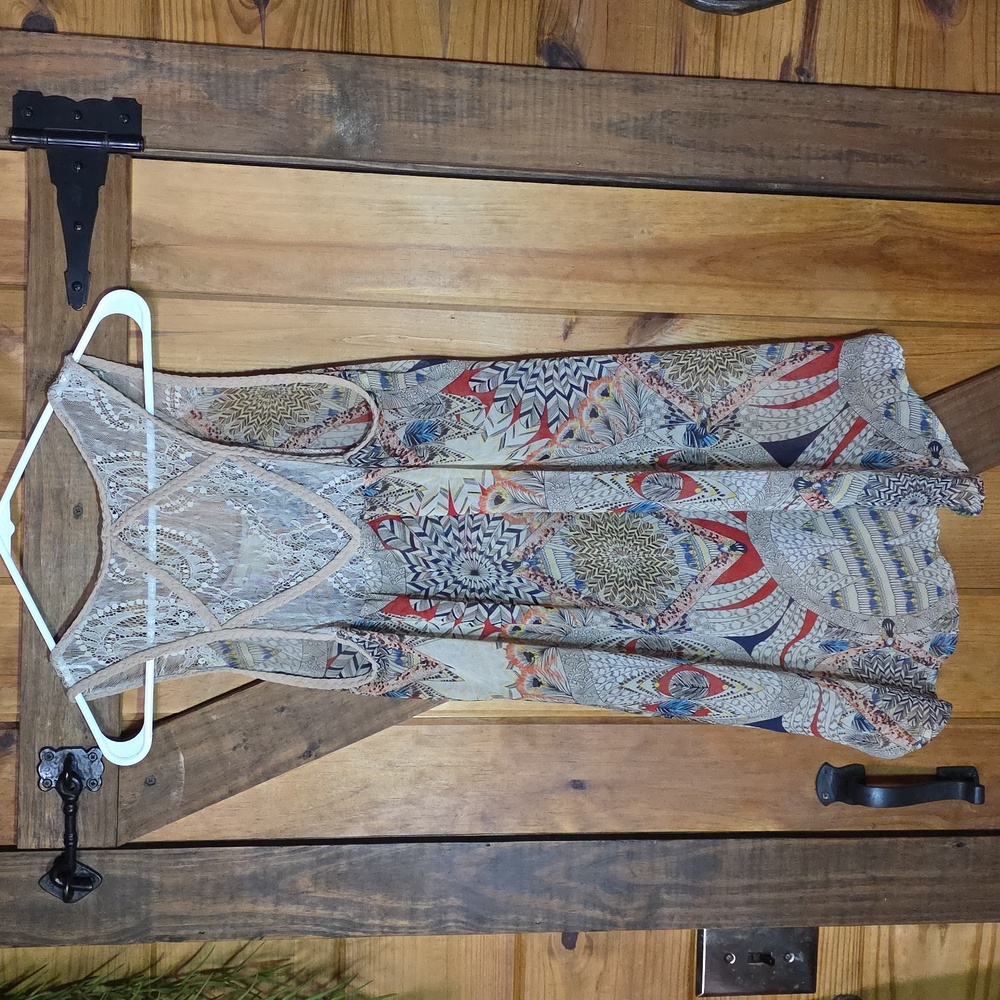 Doe & Rae Multicolor Asymmetrical Dress - Picture 3 of 10